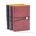 Binder Notebook Loose-leaf Vintage Leather Journals Planning